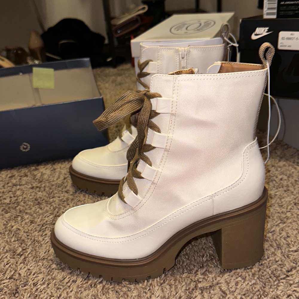 White boots